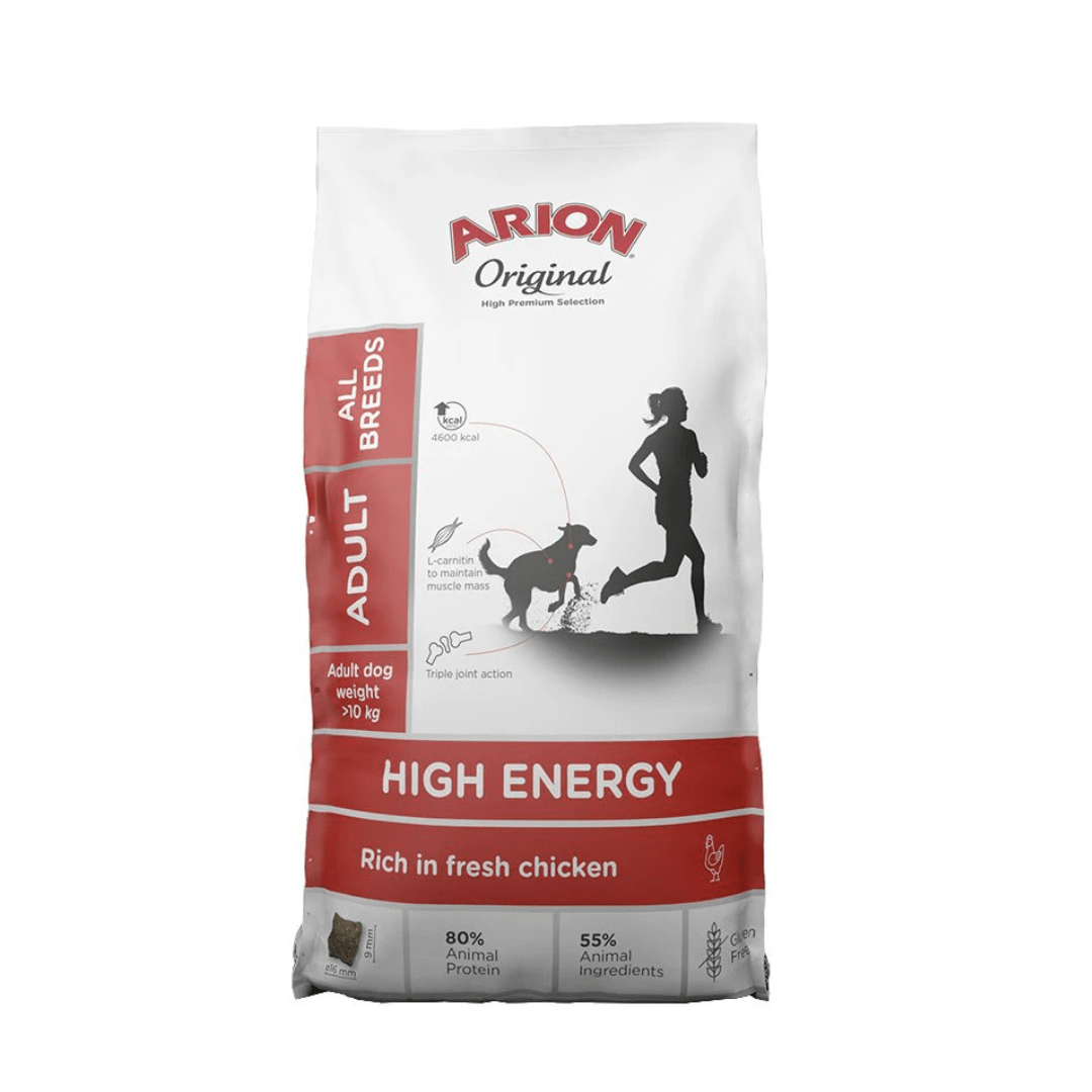 Arion Original - Energirigt hundefoder m. kylling - 12 kg - animondo.dk - 106086