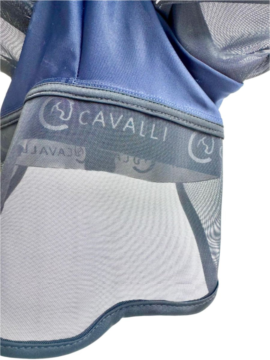 Cavalli Fluemaske m. ører & mulenet - Navy 2025 - animondo.dk - Cav3200