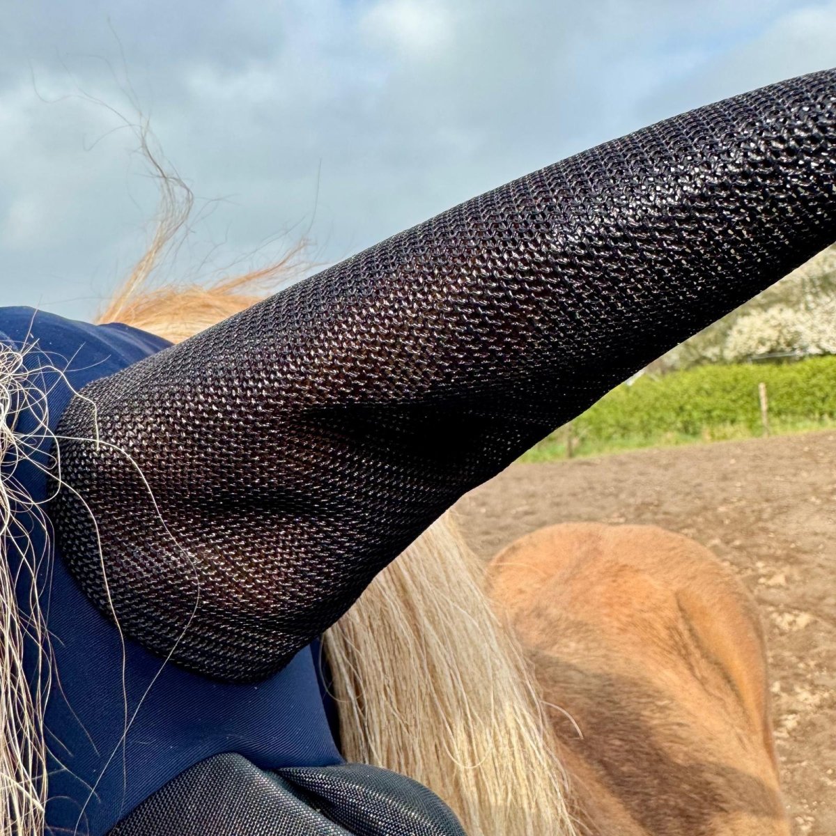 Cavalli Fluemaske m. ører - Navy 2025 - animondo.dk - Cav3300