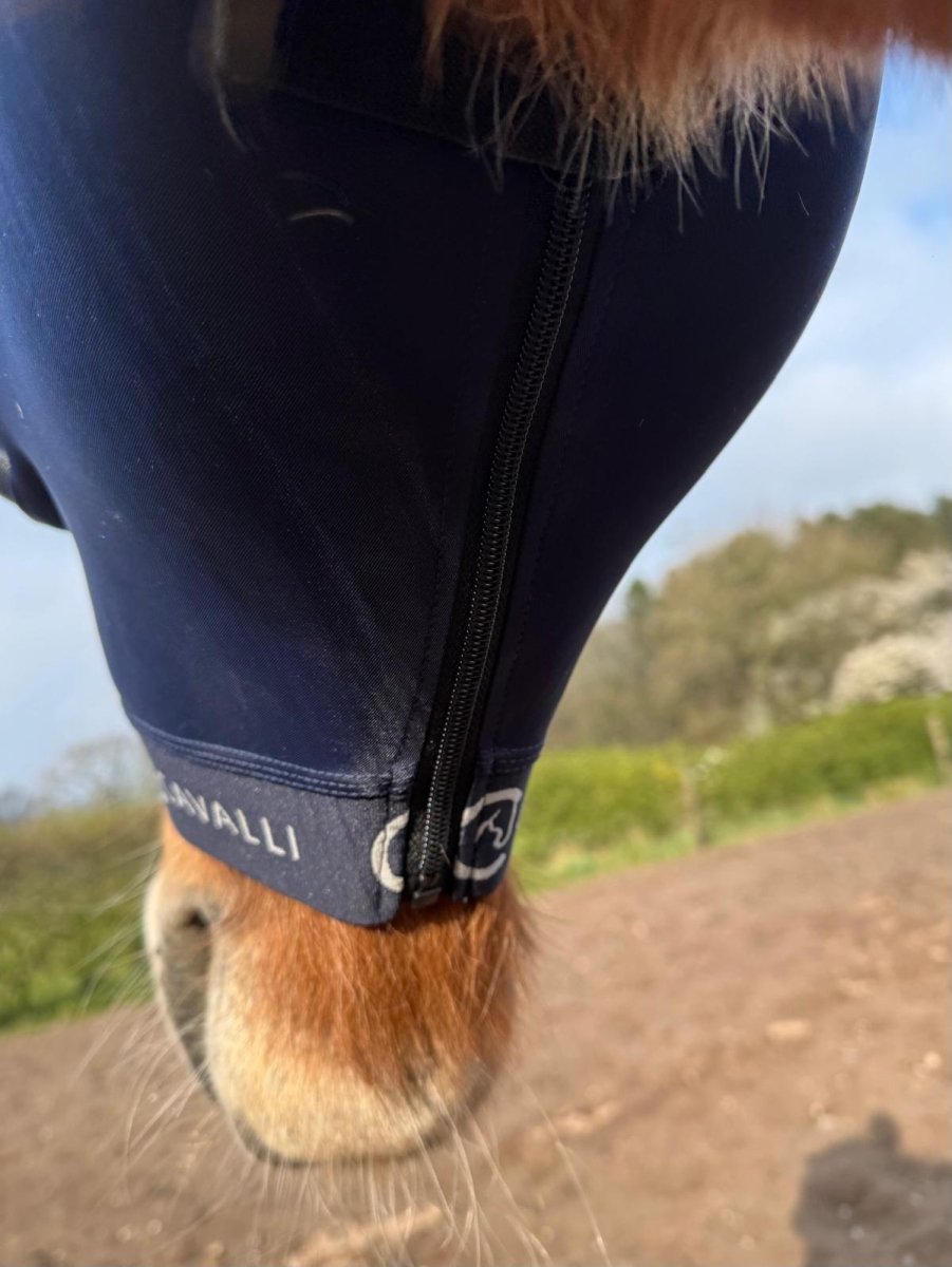 Cavalli Fluemaske m. ører - Navy 2025 - animondo.dk - Cav3300