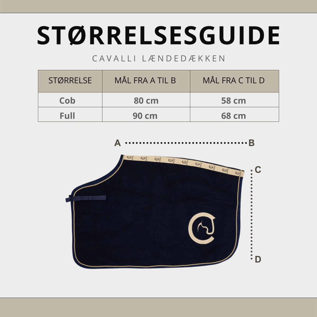 Cavalli Uld Lændedækken - animondo.dk - CAV2800