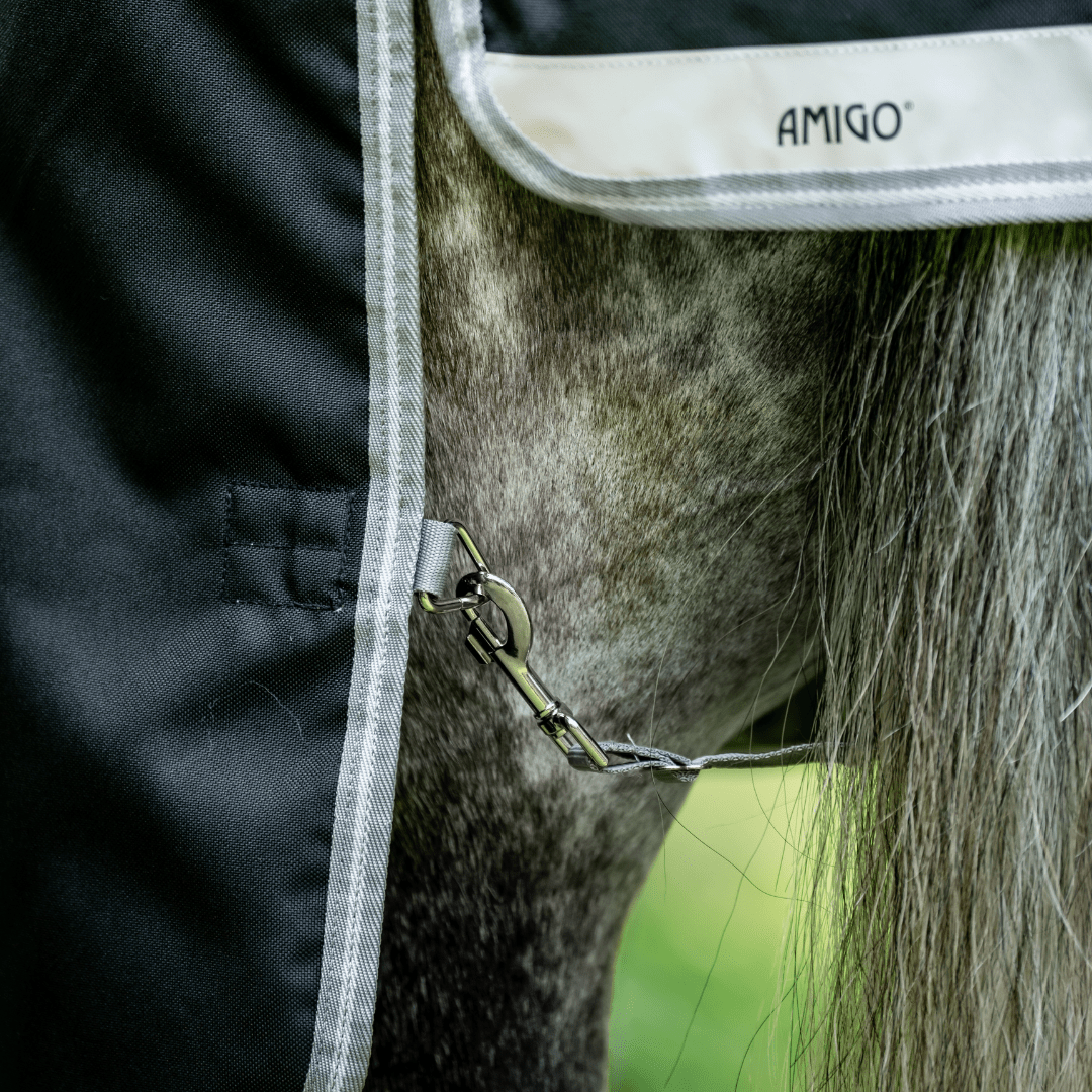 Horseware - Amigo Bravo 12 Plus Regndækken m. hals - 0 gram - Sort - animondo.dk - AARP70 - KJI0 - 45