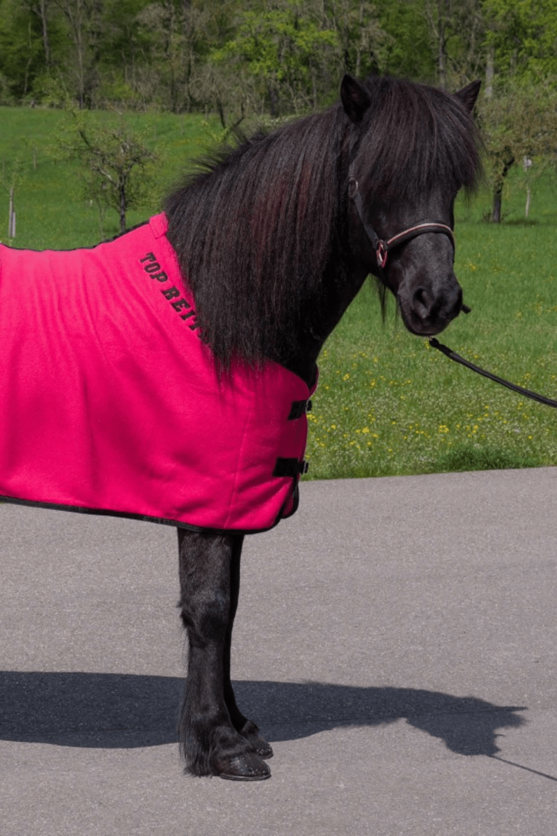 Top Reiter Fleecedækken - Pink - animondo.dk - DE - FLE - PI - 125