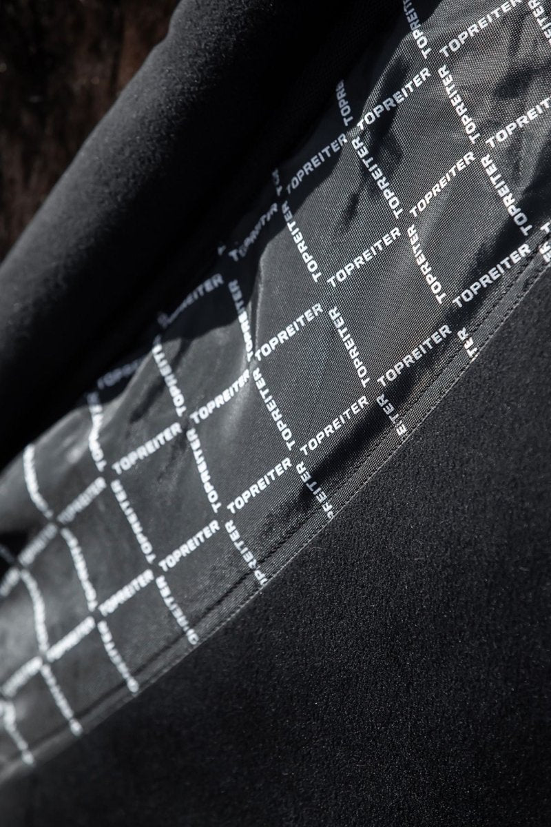Top Reiter - Svedtransporterende fleece dækken "Klaki" - Sort - animondo.dk - DE - FLE - KLK - BL - 125