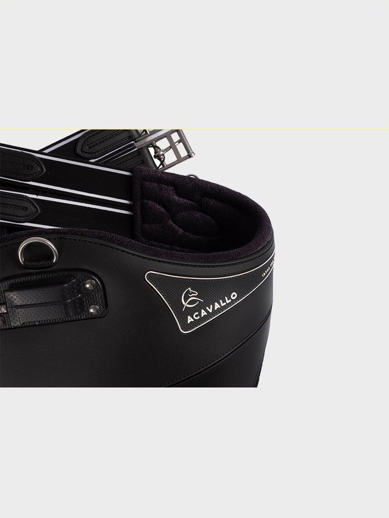 Acavallo - Springgjord m. plade & gel - Sort - animondo.dk - AC561 - 115 - s