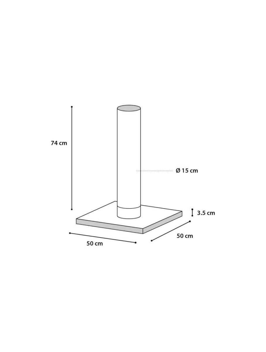 Flamingo Kradsemiljø Goliath 1 Sort - animondo.dk