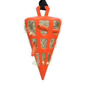 Hay Slowfeeder fun and flex 22 cm Orange carrot - animondo.dk