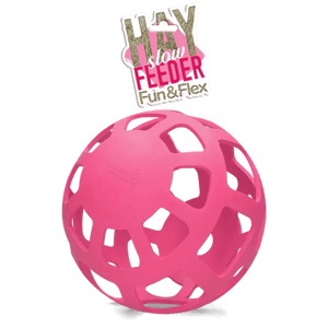 Hay Slowfeeder fun and flex 22 cm Pink Ball - animondo.dk