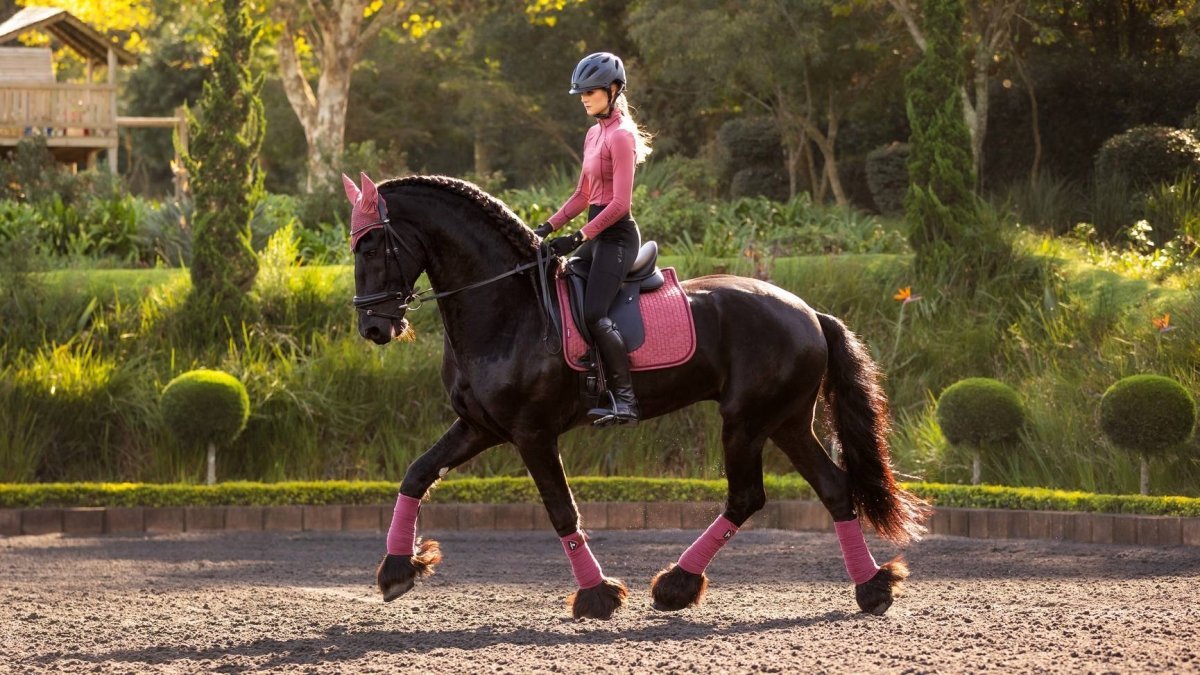 LeMieux - AW23 - Ruskind Dressur Underlag - Orchid - animondo.dk - UDGÅR - AW23 - IT03267066