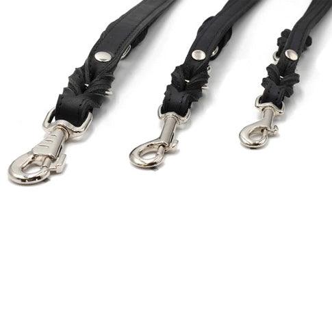 Maul Læderline Klassik Premium - Sort/Sølv - animondo.dk