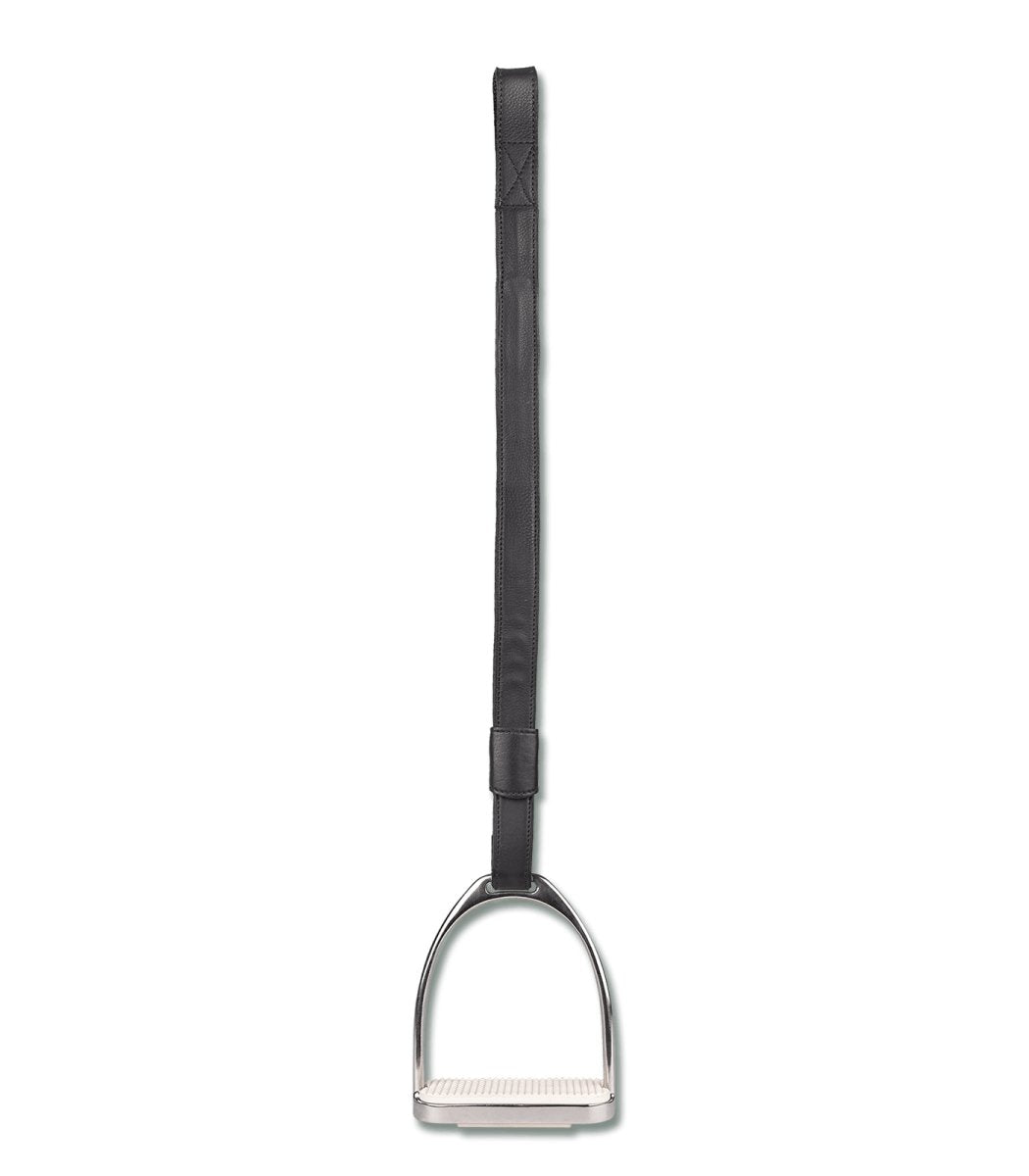 stirrup loops leather, X-Line, black - animondo.dk