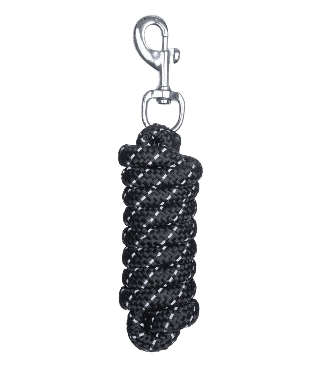 Waldhausen Lead Rope Reflex snap hook - Sort - animondo.dk