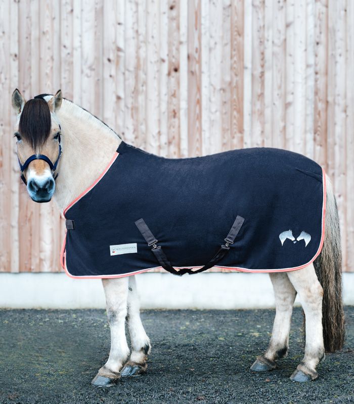 Waldhausen Lucky - Fleecedækken - Navy/Pink - animondo.dk - 6331656 - 075