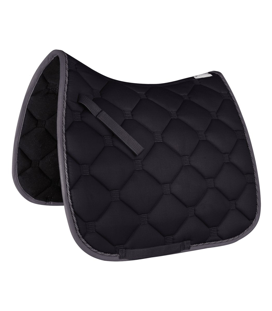 Waldhausen Saddle Pad Esperia, black/grey, Pony AP (Kombineret - pony) - animondo.dk