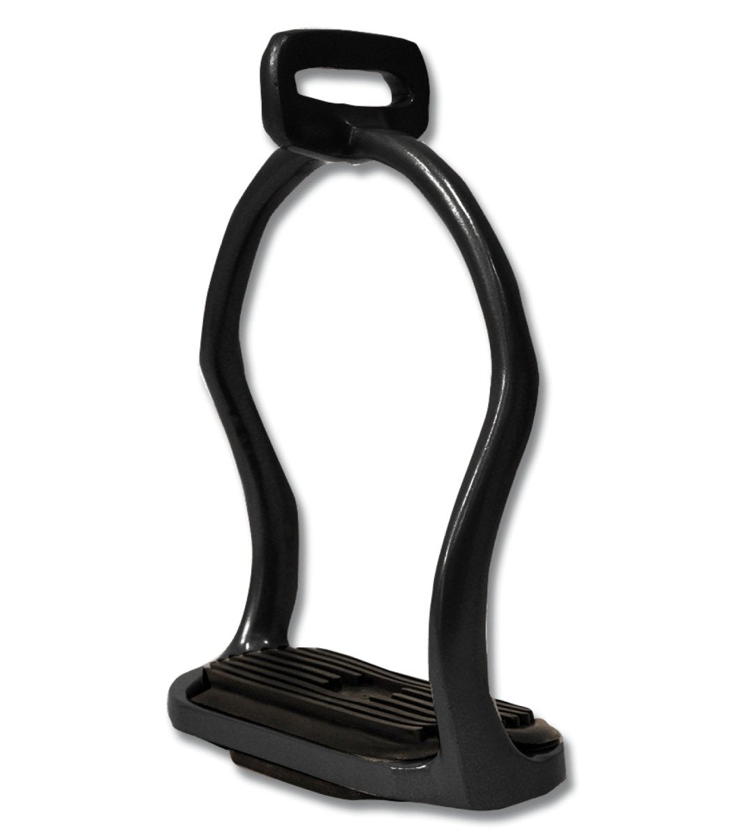 Waldhausen Stigbøjle i aluminium til islandske heste - sort - animondo.dk