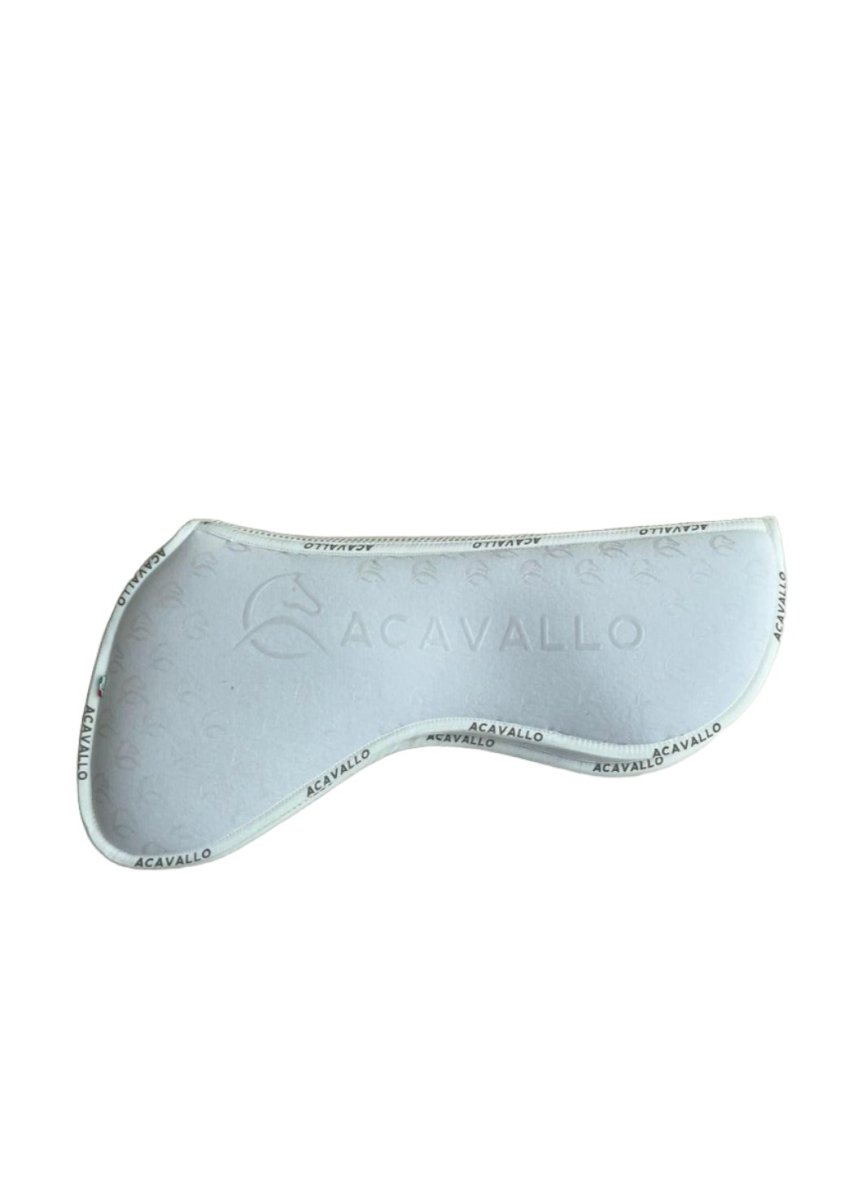 Acavallo Sadelpad - m. Memory Foam - Hvid - animondo.dk - AC860_WHITE_M