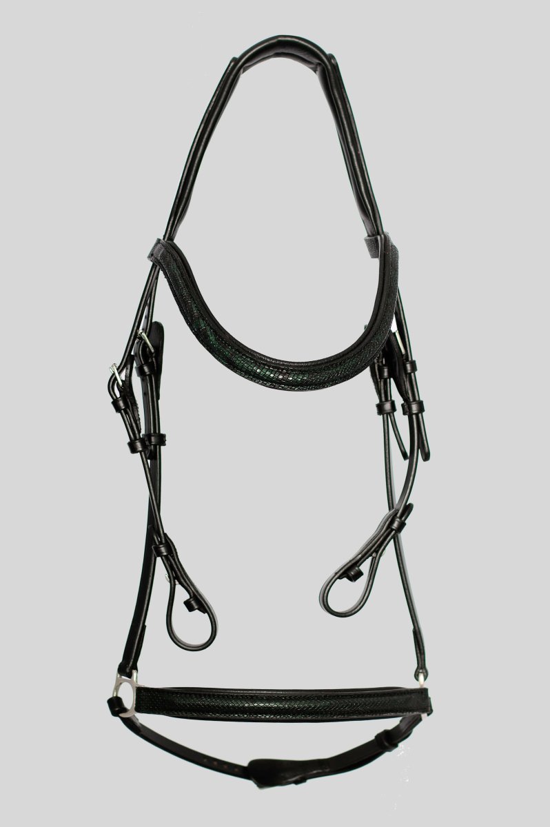 Bridle "MOSI", silver buckles - animondo.dk - TR-SL-MS