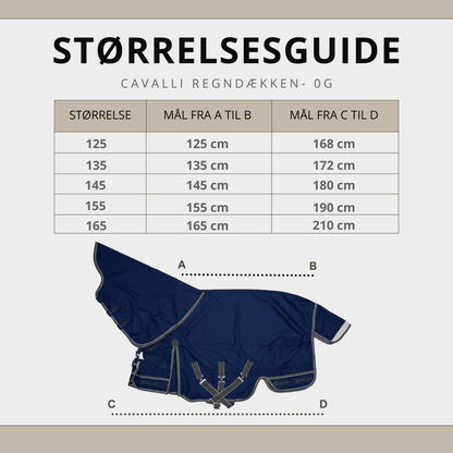 Cavalli - Regndækken 0 gram - Navy - animondo.dk - Cav2900