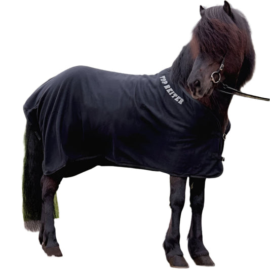 Fleecerug, black - animondo.dk - DE-FLE-BL-125