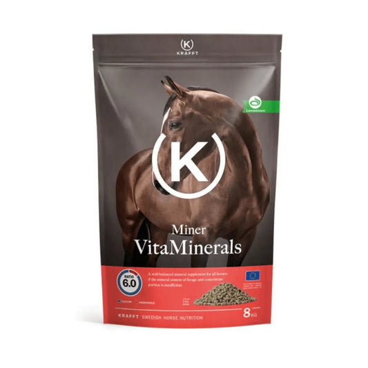 KRAFFT - VitaMinerals - Højdoseret Vitamin - og Mineraltilskud - 8 kg - animondo.dk - 408097
