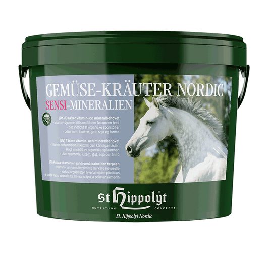 St. Hippolyt - Vitaminer til sensitive heste - 10 kg - animondo.dk - 50303011