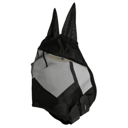 Top Reiter - Fluemaske m. ører - Sort - animondo.dk - DE - EKZ - HP - S