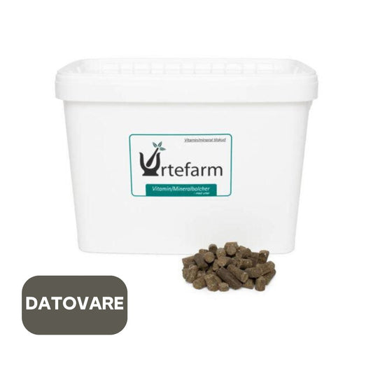 Urtefarm - Mineral og vitaminbolcher m. urter 3 kg - DATOVARE - animondo.dk - DATOVARE - 6430