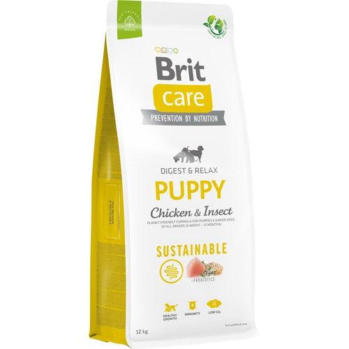 Brit Care Sustainable Puppy Kylling & insekt 12 kg - animondo.dk