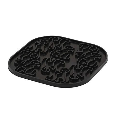 FIBOO Lollipop Slikkemåtte - Sort - animondo.dk