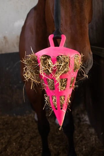 Hay Slowfeeder fun and flex 22 cm Pink carrot - animondo.dk