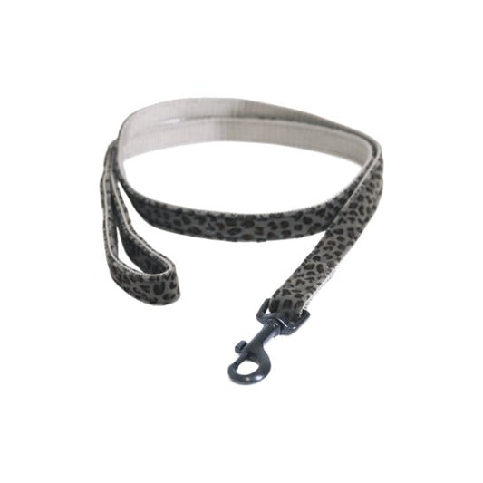 Kentucky Dog Lead Leopard - Grå - 120 cm - animondo.dk