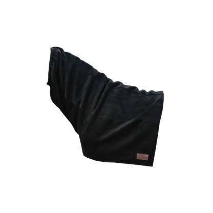 Kentucky Heavy Fleece Horse Scarf - Black - animondo.dk