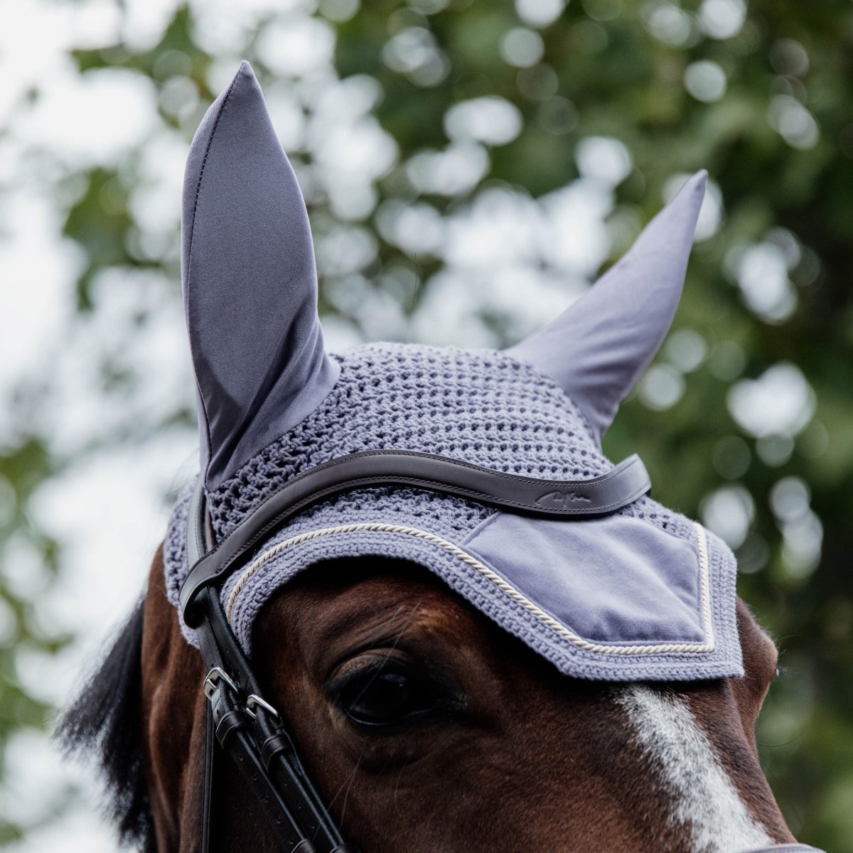 Kentucky Horsewear Wellington Velvet Hut - Lilla - animondo.dk