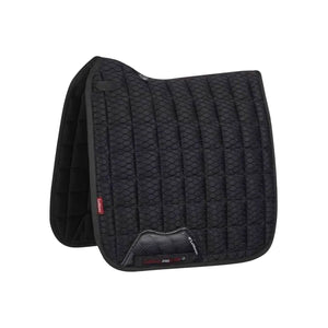 LeMieux Carbon Mesh Dressage Square Sadelunderlag - Sort - animondo.dk