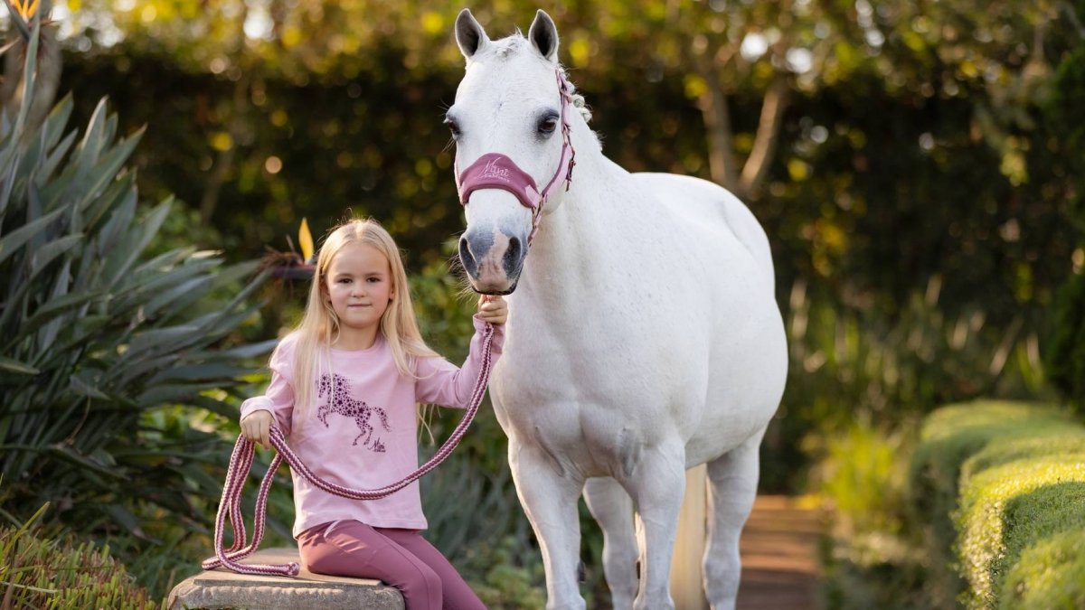 Mini Lemieux Pony Vogue Headcollar - Pink Quartz - animondo.dk