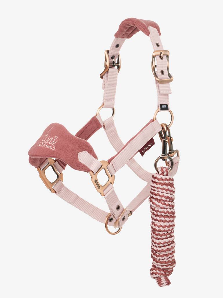 Mini Lemieux Pony Vogue Headcollar - Pink Quartz - animondo.dk