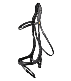 S-Line bridle Sensation, engl.comb. - Sort - animondo.dk