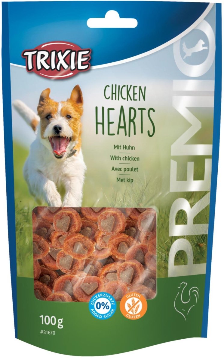 Trixie PREMIO Chicken Hearts - animondo.dk