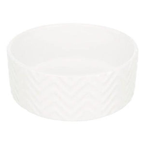 Trixie Skål, keramik, 1,6 l/ø 20 cm - Hvid - animondo.dk