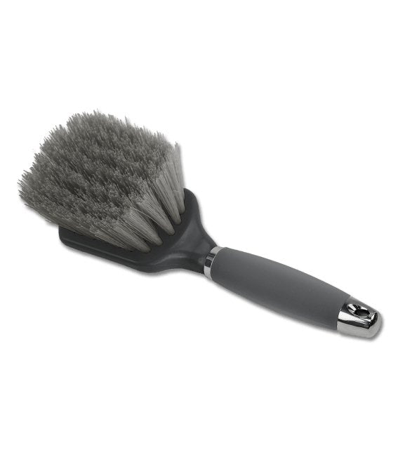 Waldhausen Bucket brush with gel handle - Sort - animondo.dk