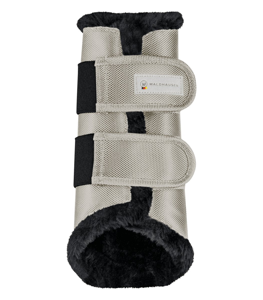 Waldhausen Comfort Gamacher m. fake fur - Sand/sort - animondo.dk