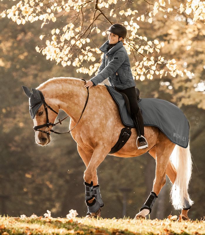 Waldhausen Nashville - Ridedækken - Pewter - animondo.dk - UDGÅR - 80010140 - VB