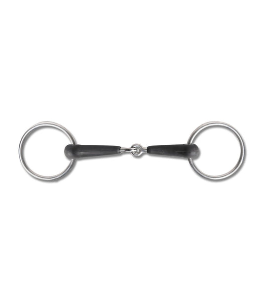 Waldhausen Rubber Snaffle Bit, R:6 cm, T: 1,5 cm - animondo.dk