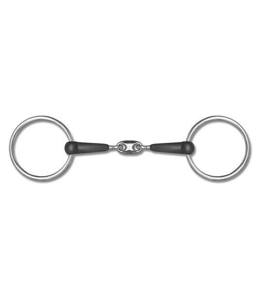 Waldhausen Rubber Snaffle Bit with olive, R:6cm, T: 1,5cm - animondo.dk